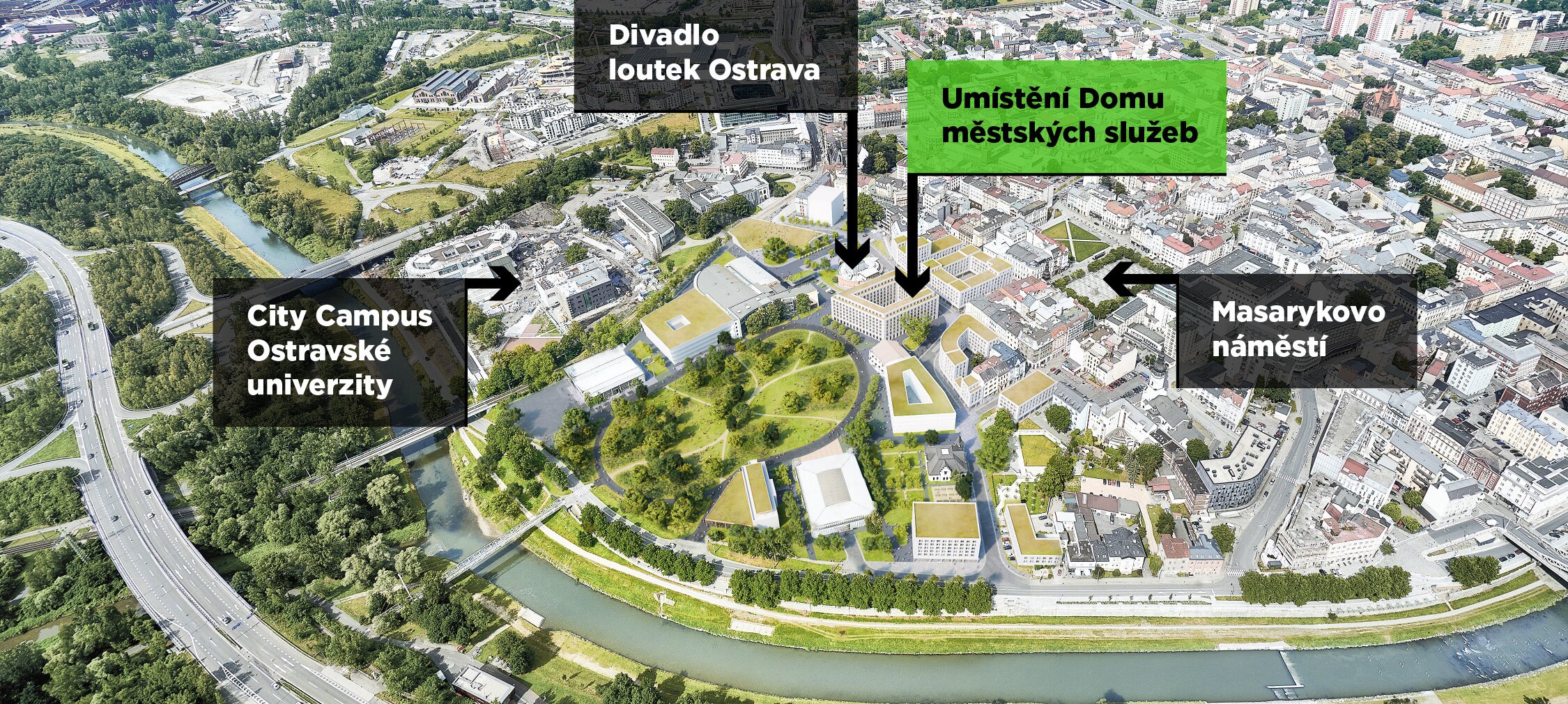 Ostrava postaví v centru města nový Dům městských služeb