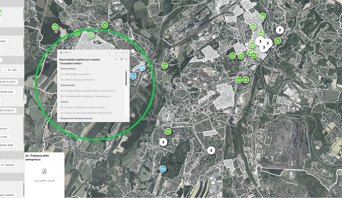 Vytvořili jsme novou aplikaci  Modrozelené infrastruktury v Ostravě