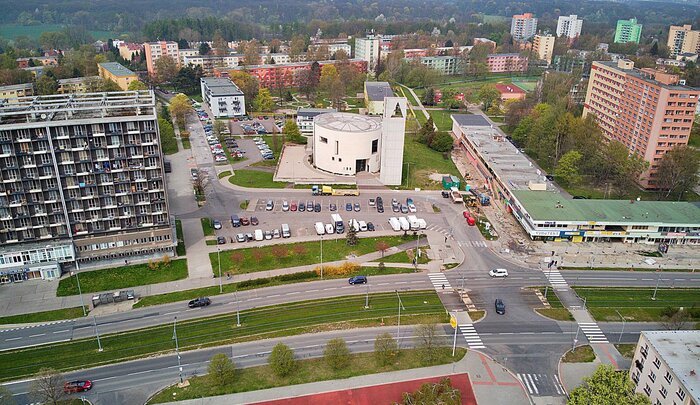 Proměna okolí kostela sv. Ducha zahrne i zlepšení dopravní situace v lokalitě